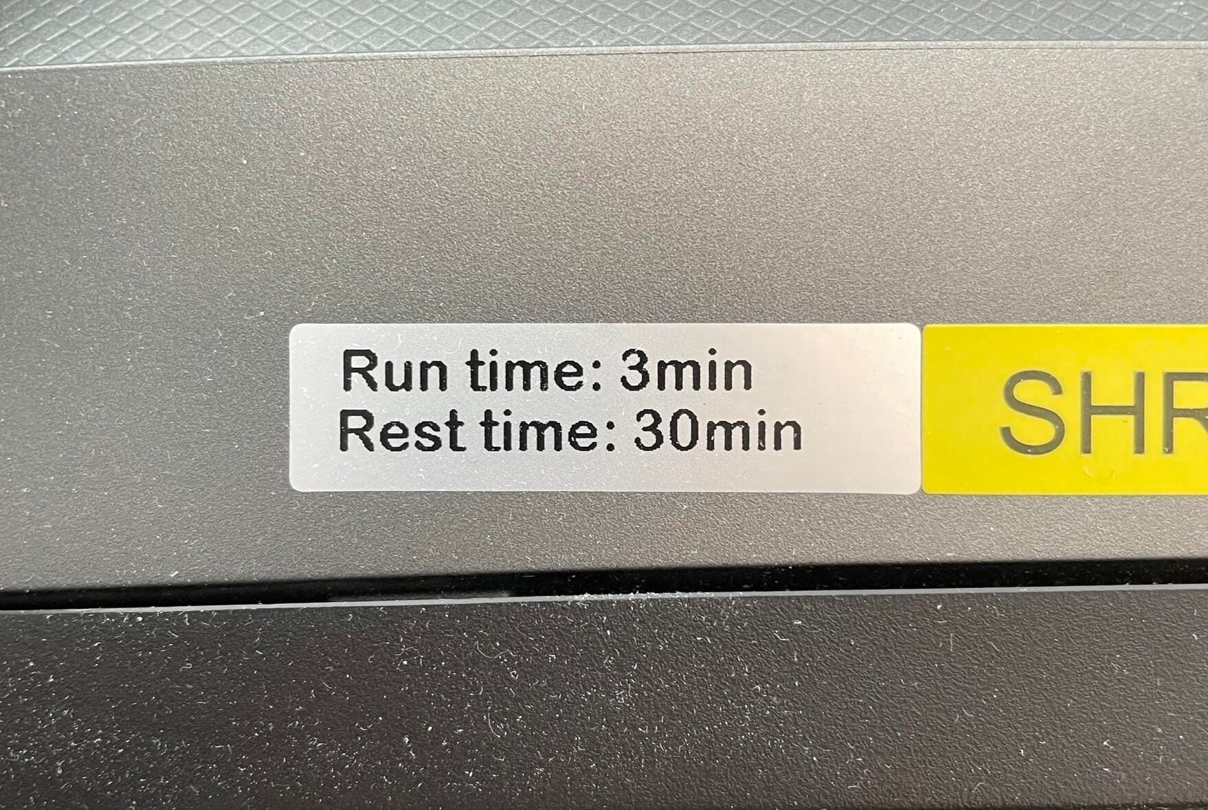 Weekend Reading — Run time/rest time